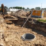 Etap budowy sieci kanalizacji