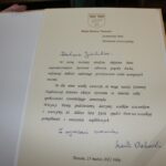 List gratulacyjny od Wójta Gminy Teresin Marka Olechowskiego