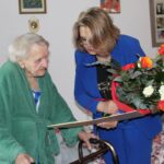 Z okazji 100. urodzin Panią Mariannę Leszczyńską odwiedziła Kierownik USC w Teresinie Agnieszka Adamczyk.