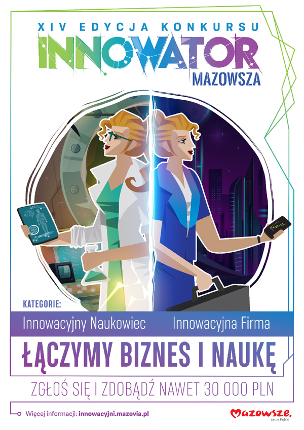Plakat Innowator Mazowsza